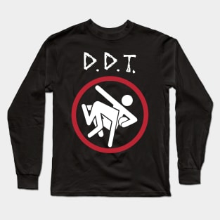 D.D.T. Thrash Zone Wrestling Parody Long Sleeve T-Shirt